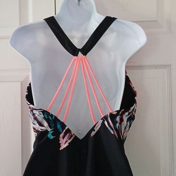 Zelos multicolor one pice bathing suit swim suit Sz L  NWOT - Picture 6 of 9